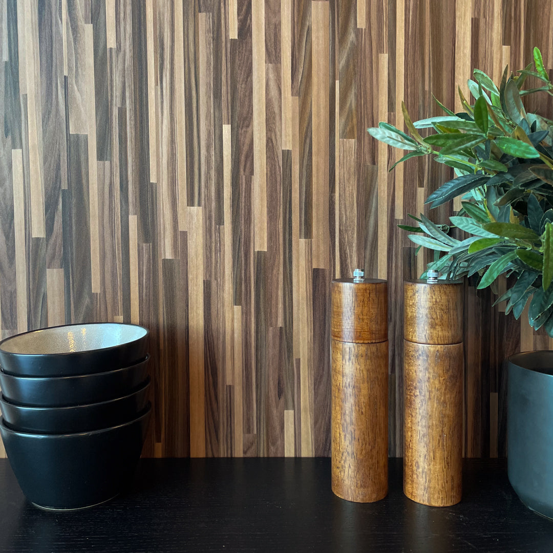 Premium Birmingham brun kontaktplast 90 cm x 2,1 meter