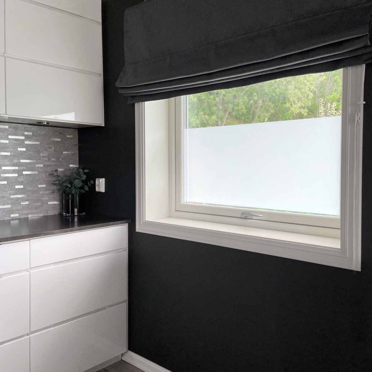 Static Frost vindusfolie med bredder på 45 cm, 67,5 cm og 90 cm