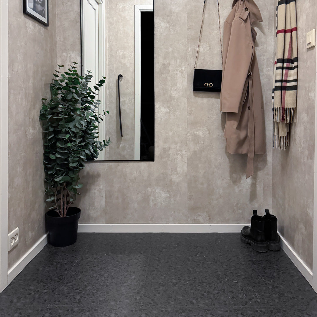 Självhäftande plattor i Venedig terrazzo