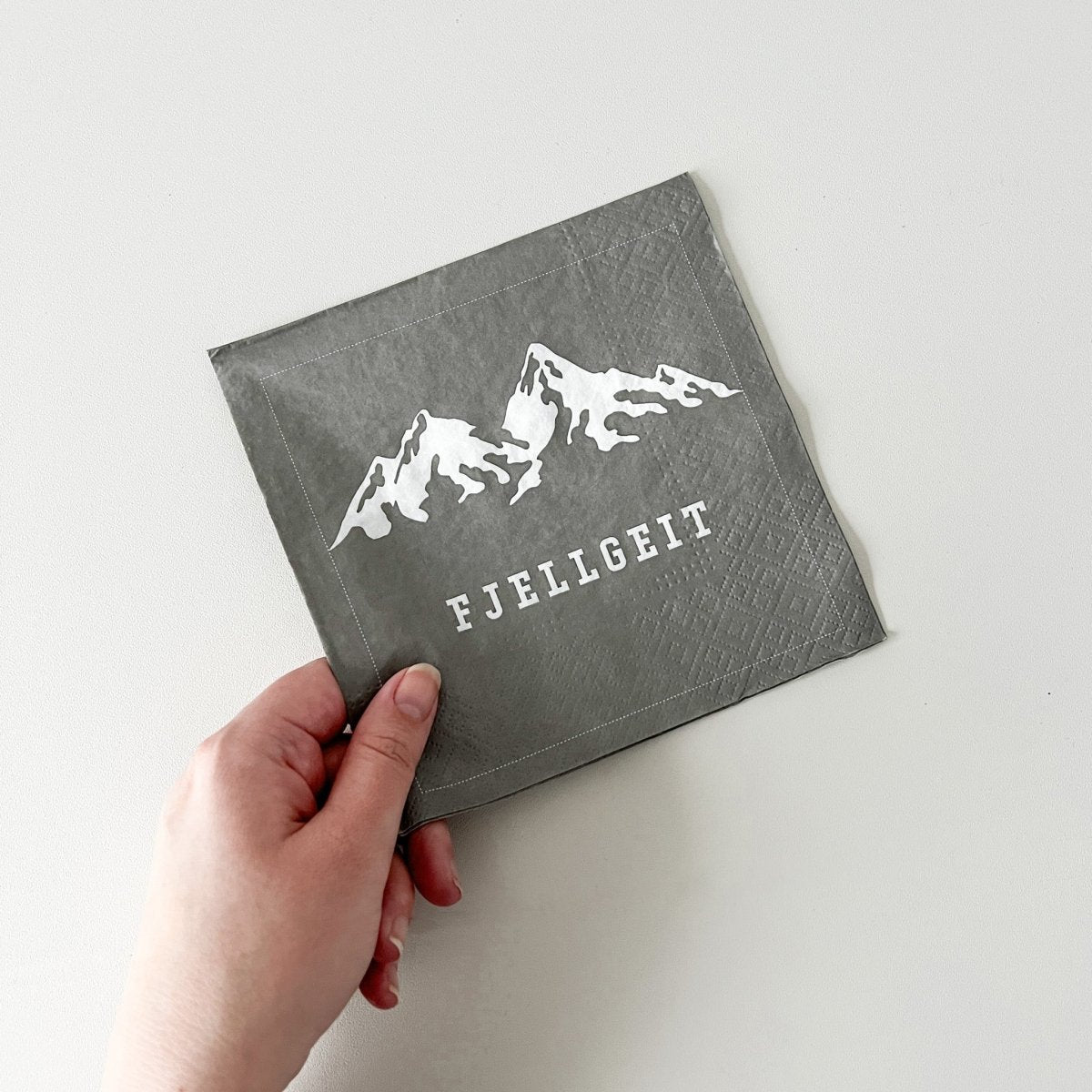 20 - pk Servietter "Fjellgeit" - Lindas Dekor