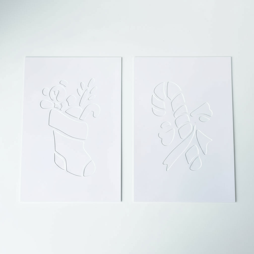 2-pk Julesjablonger 22 x 35 cm