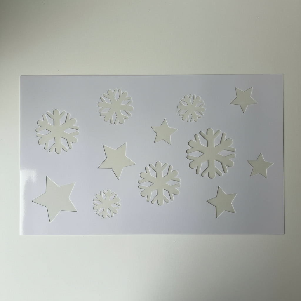 Julesjablonger 30 x 50 cm