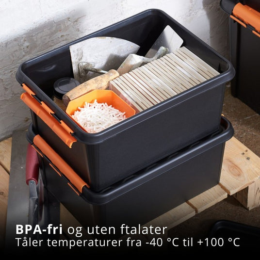 SmartStore™ Pro oppbevaringsboks med lokk 14 L - Lindas Dekor