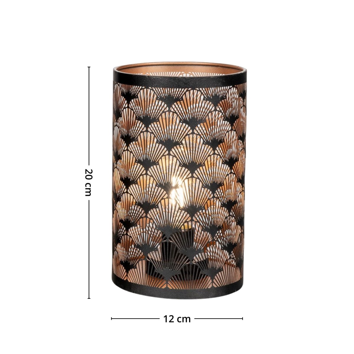 Nata LED lyslykt skjell - Lindas Dekor