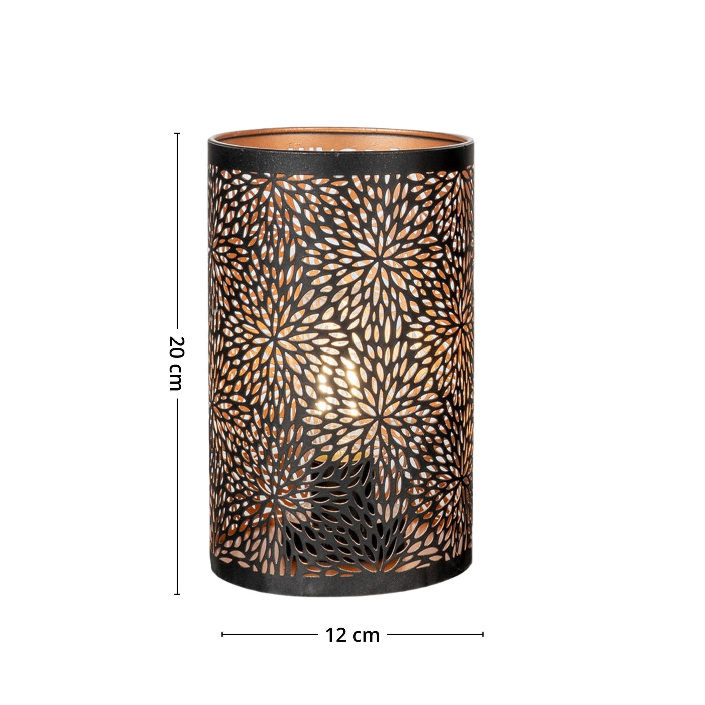 House Nordic Nata LED lyslykt blomster