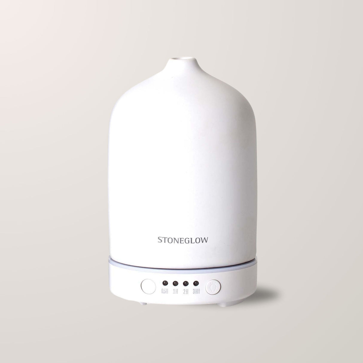 Hvit duftdispenser fra Lindas Dekor med minimalistisk design og enkel betjening.