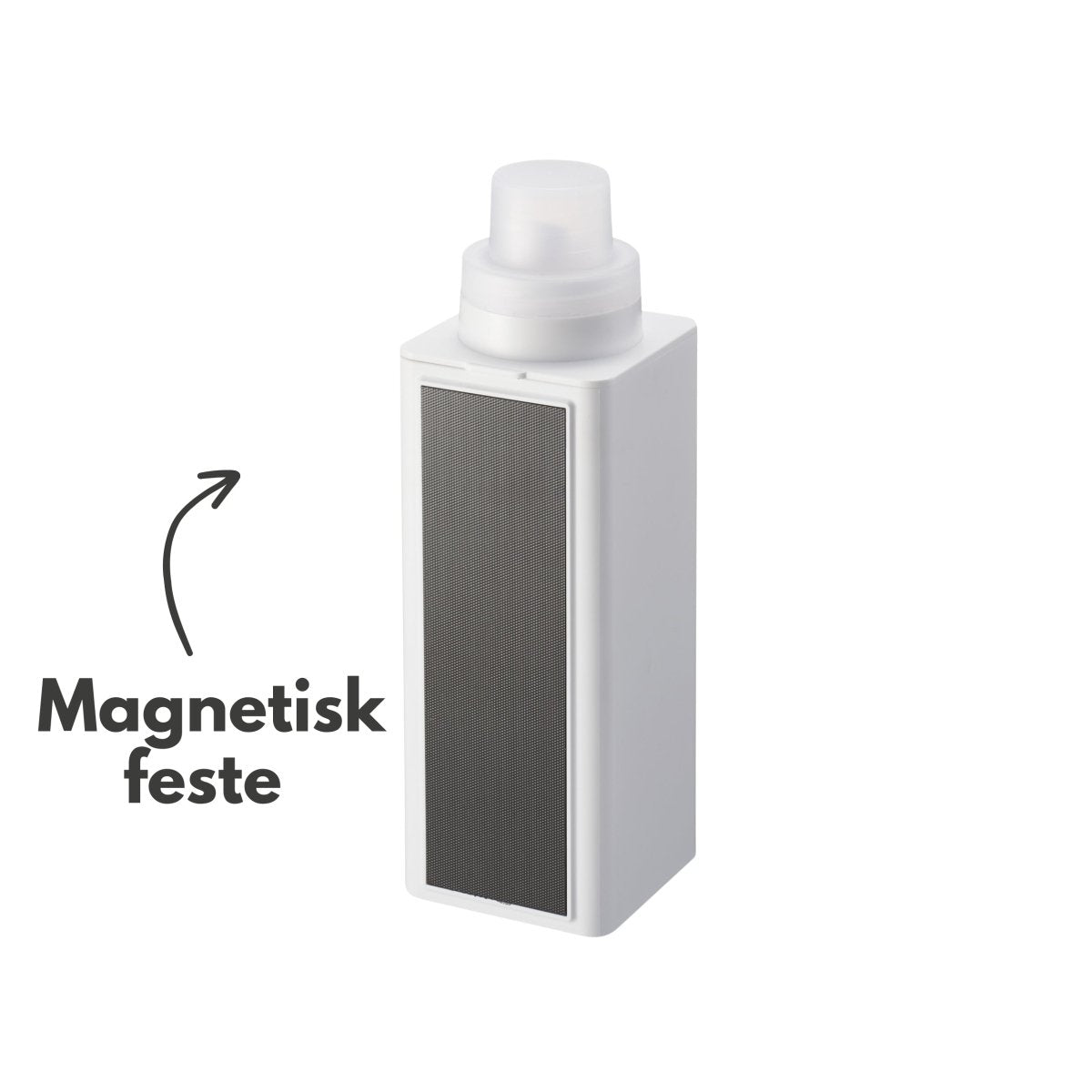 Magnetisk flaske til tøymykner hvit - Lindas Dekor