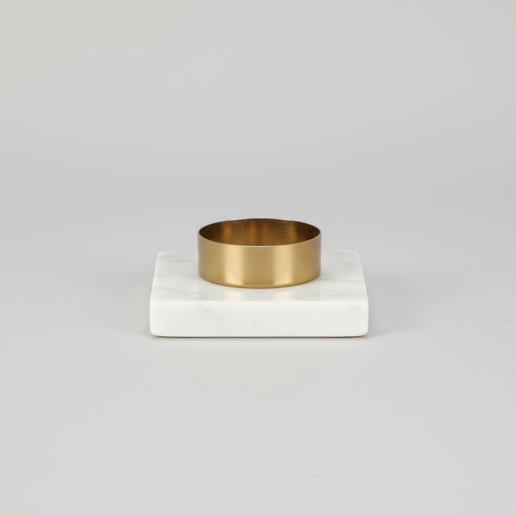 Marmorlysestake gullfarget