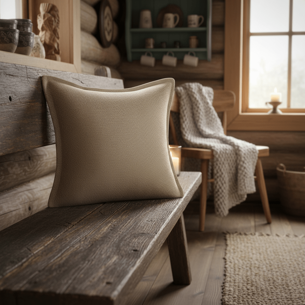 Halvor Bakke Elliot putetrekk Beige 50 x 50 cm - Lindas Dekor