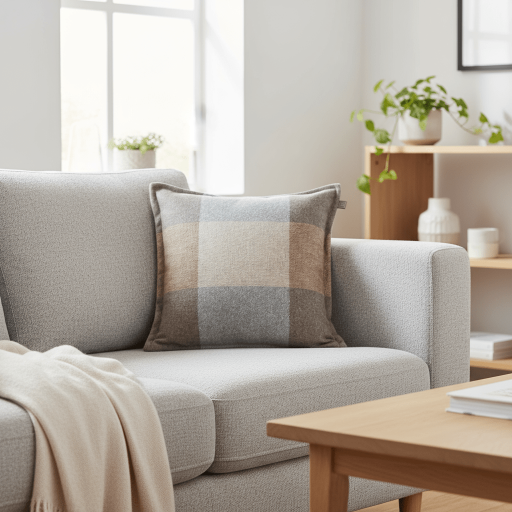 Halvor Bakke Ulundi putetrekk Beige 50 x 50 cm - Lindas Dekor