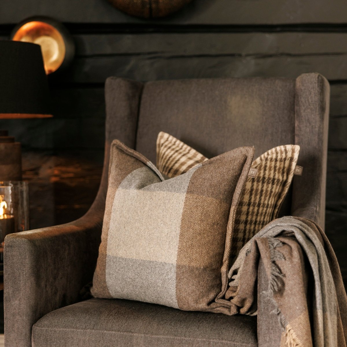 Halvor Bakke Ulundi putetrekk Beige 50 x 50 cm - Lindas Dekor