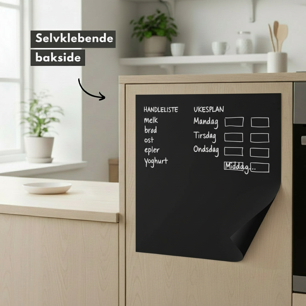 Magnetisk tavlefolie 29,7x42 cm – A3-format med tilbehør