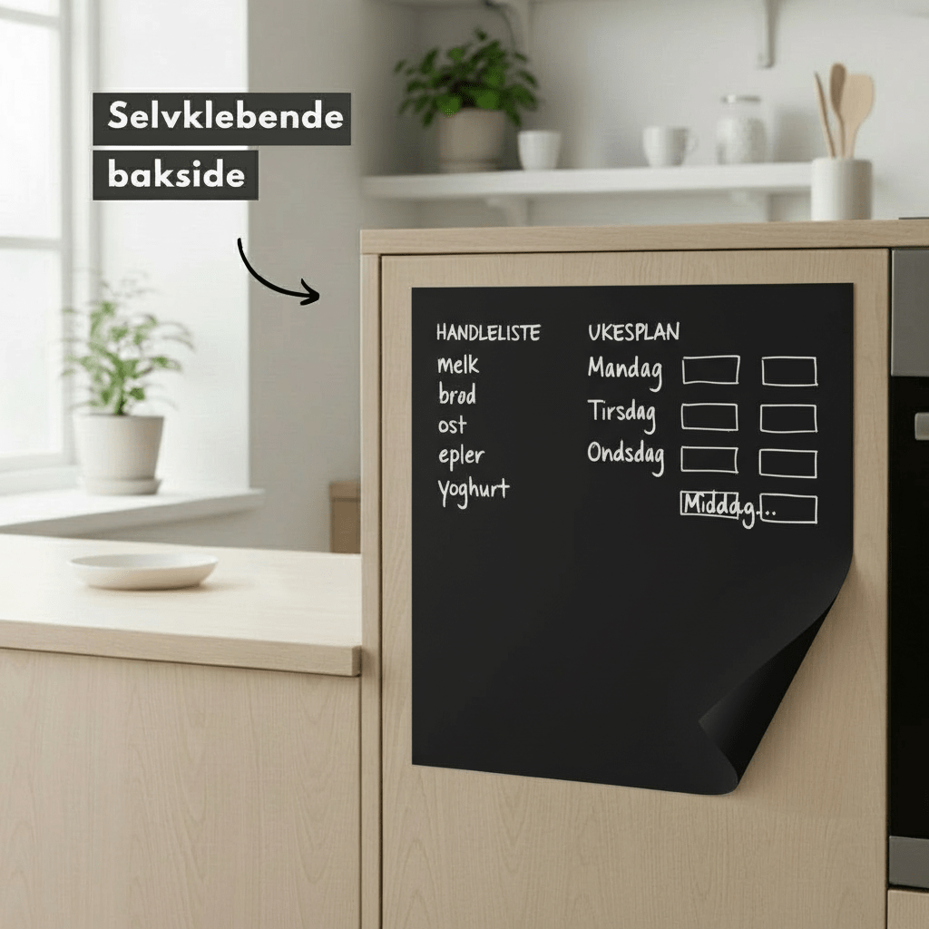 Magnetisk tavlefolie 29,7x42 cm – A3-format med tilbehør