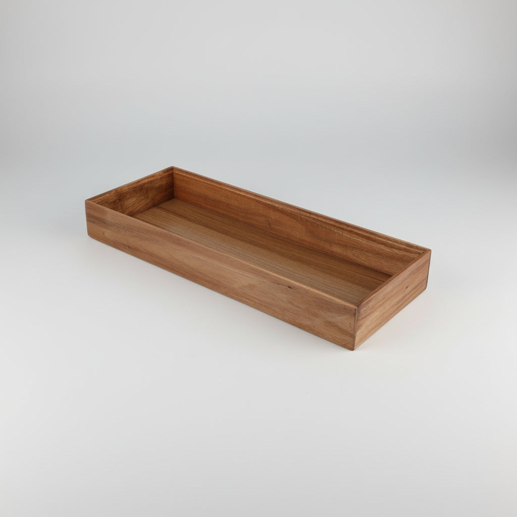 Stablebar organiseringsbrett i tre/akasie 37,5 x 15 x 5 cm