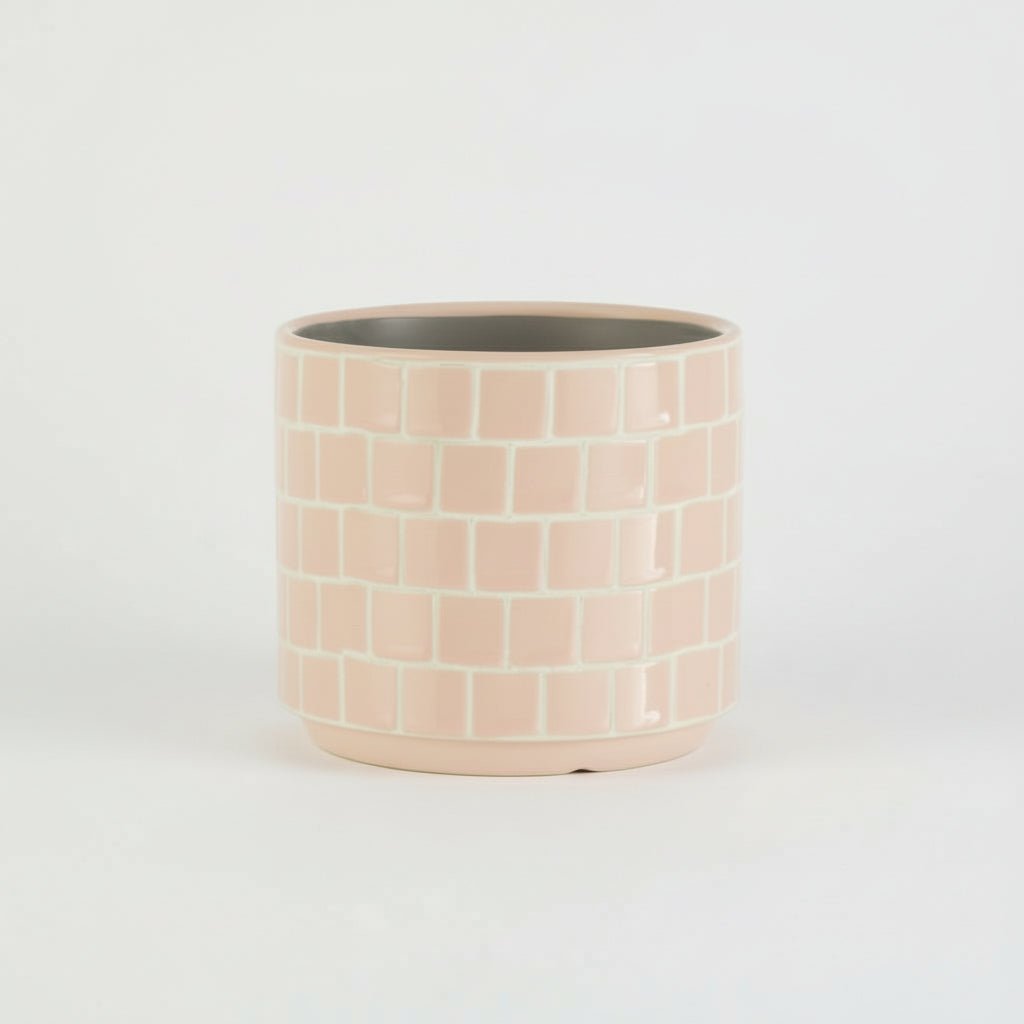 Blush mosaikk potte ø 10,5 cm - Lindas Dekor