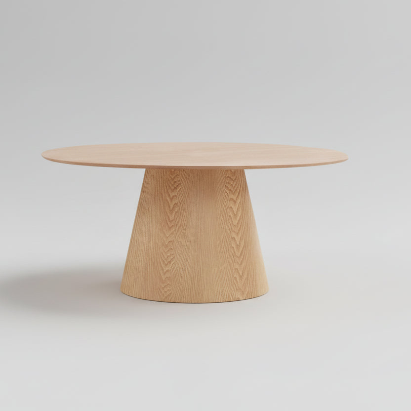 Kvadratiskt bild av Bolton matbord 160 cm oval, naturlig askefiniering