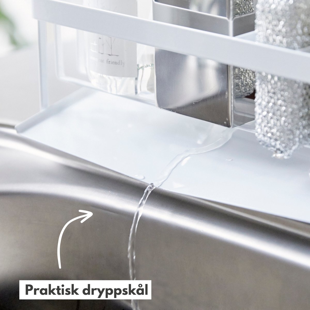 SÄpeholder med dryppskÄl hvit - Lindas Dekor