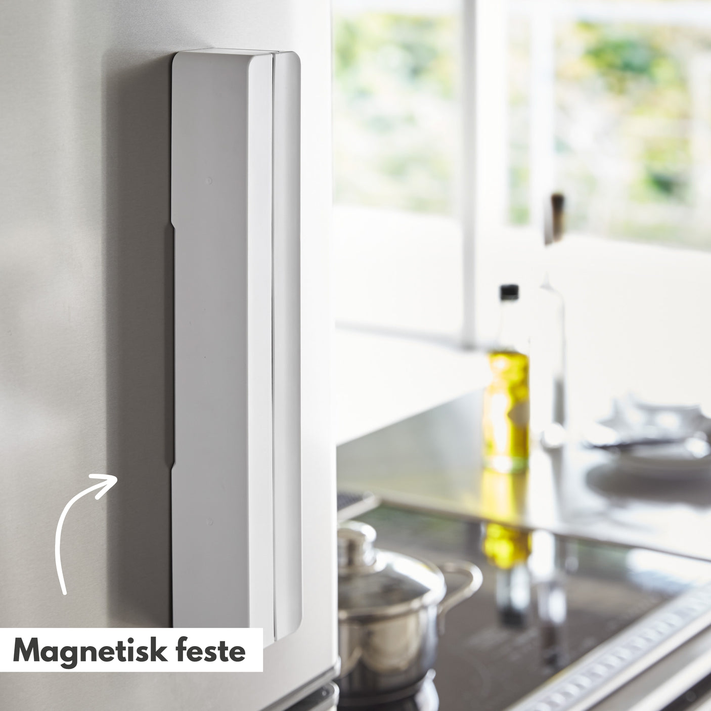 Magnetisk foliedispenser hvit 32,5 cm
