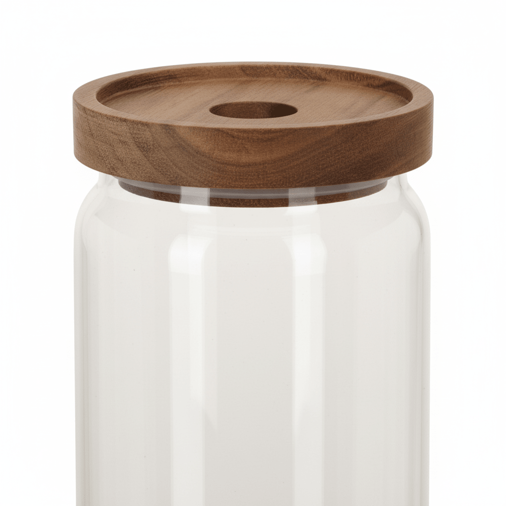3 - pk glasskrukke akasie 1,5 liter - Lindas Dekor