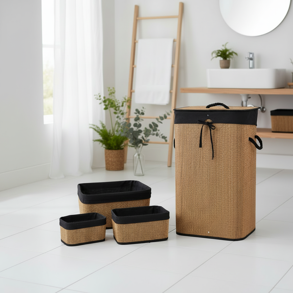 Bambus kurvsett 4 deler