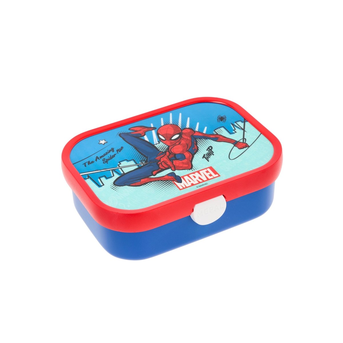 Spiderman matboks 17,5 x 13 x 6 cm med rominndeling - Lindas Dekor