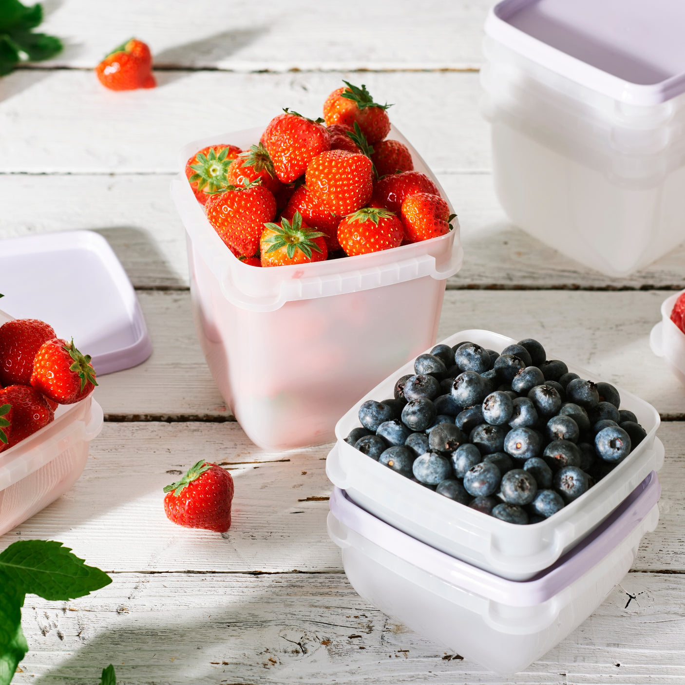 SmartStore Frost matbokser som kan stables i fryser og kjøleskap