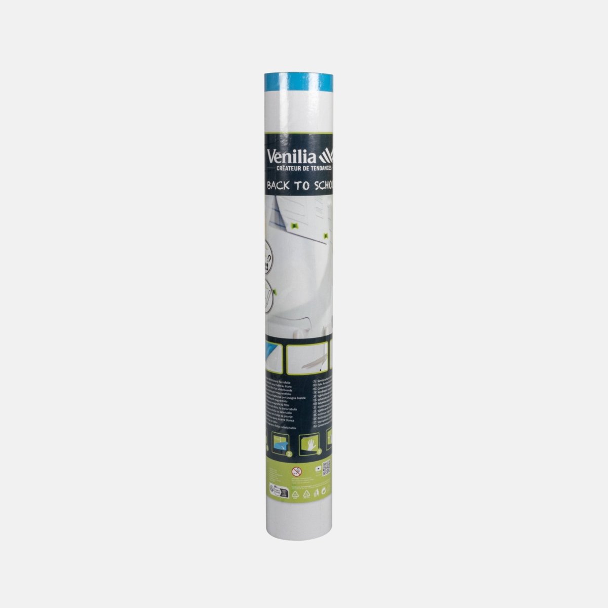 Magnetisk whiteboardfolie 4 magneter + penn 45 x 100 cm - Lindas Dekor