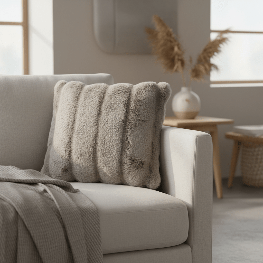 Galena pyntepute beige 45 x 45 cm - Lindas Dekor