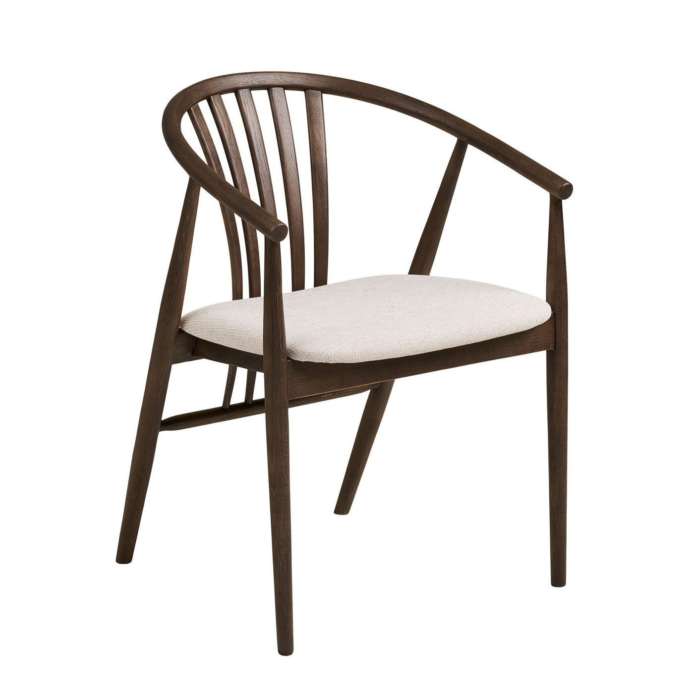 House Nordic Agustin smoked/sand spisestol