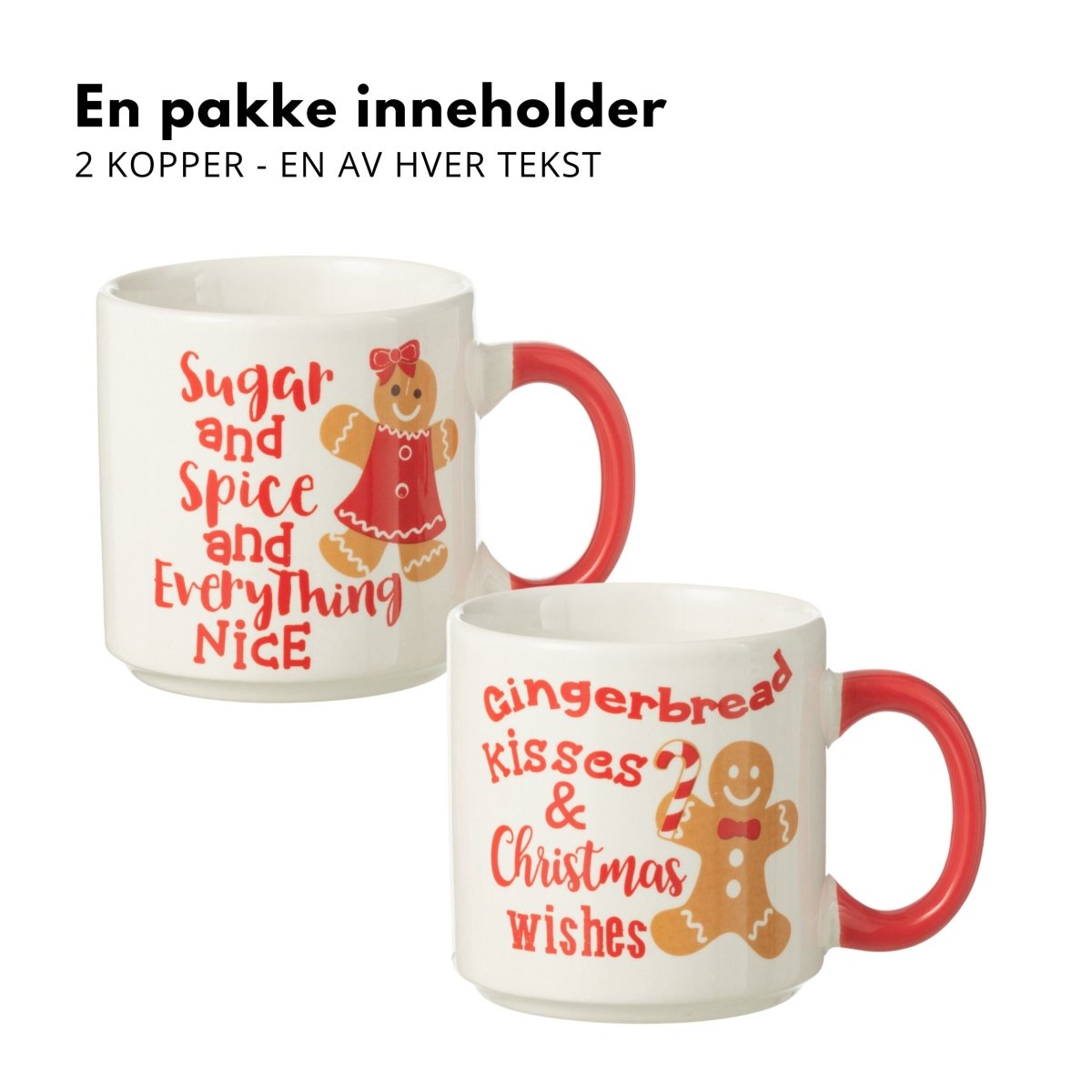 Gåvasett med två koppar - Lindas Dekor