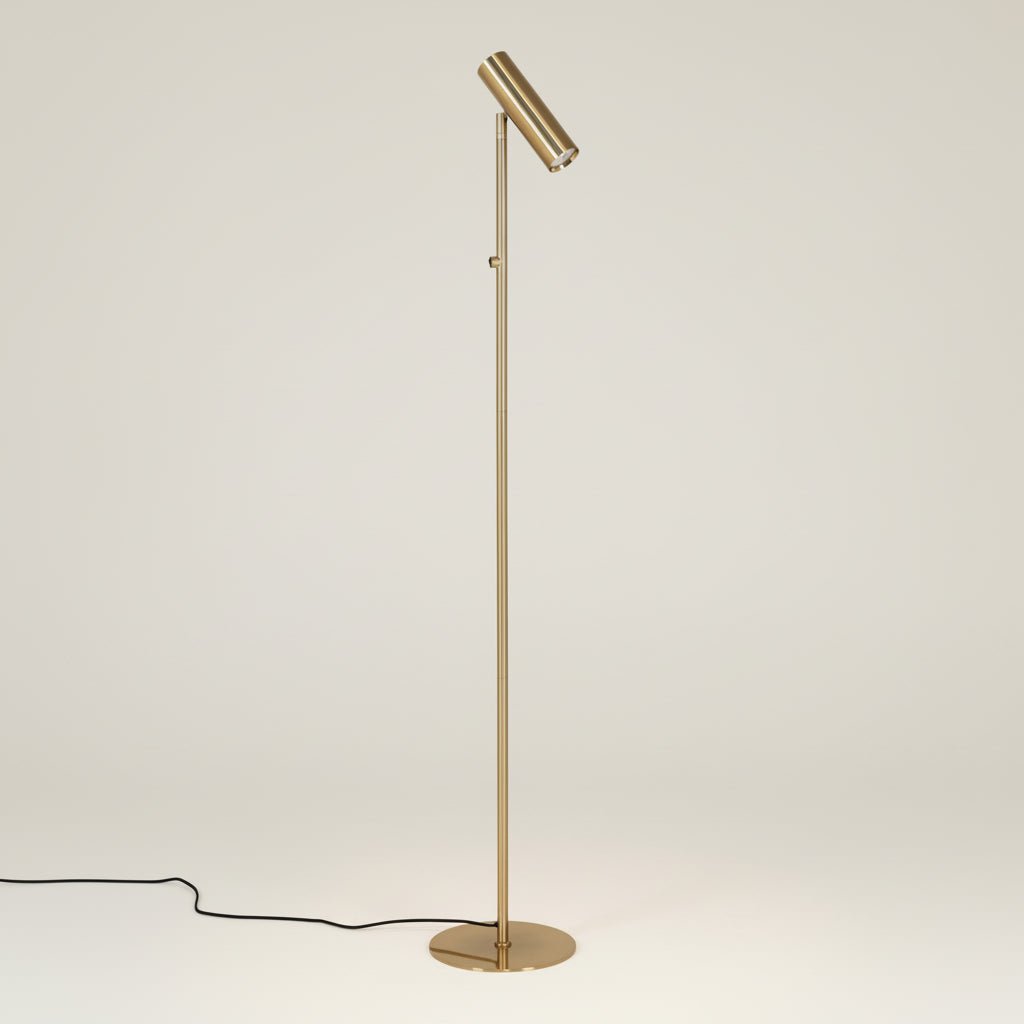 Paris gulvlampe messing - Lindas Dekor