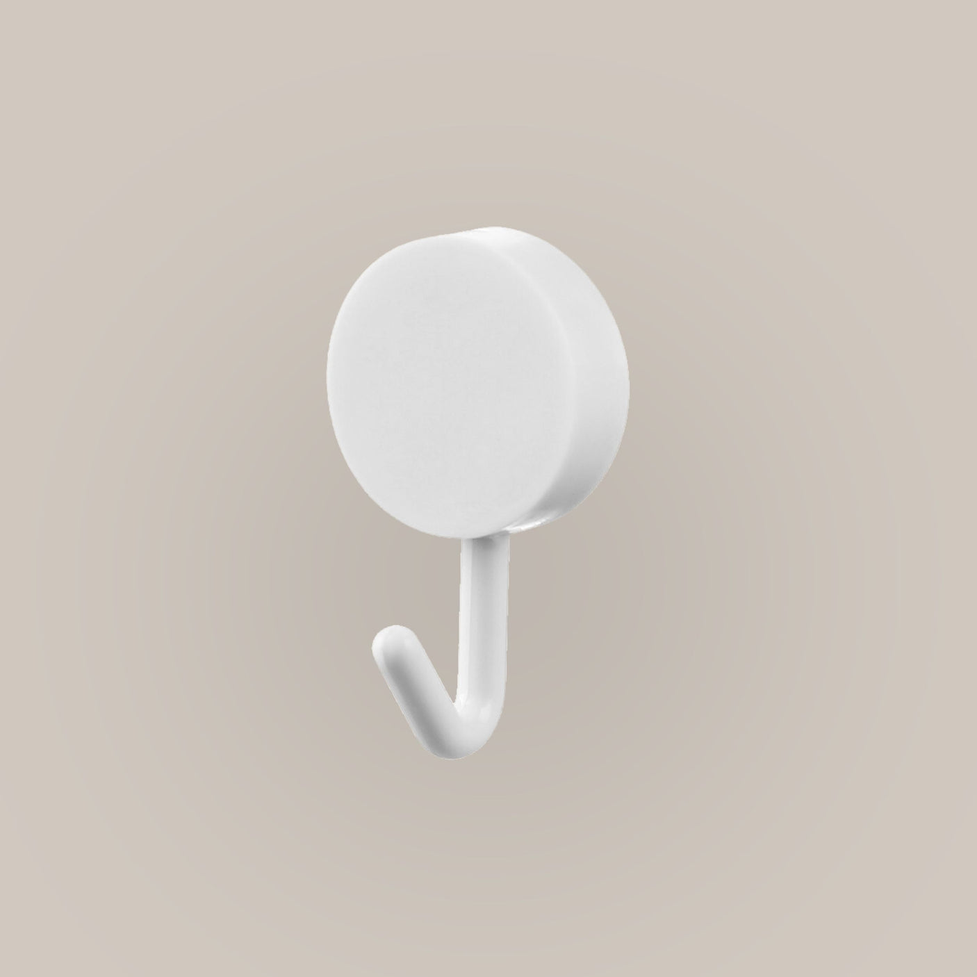 Selvklebende knagg til oppbevaring av håndduk, kluter og klær i hvit matt