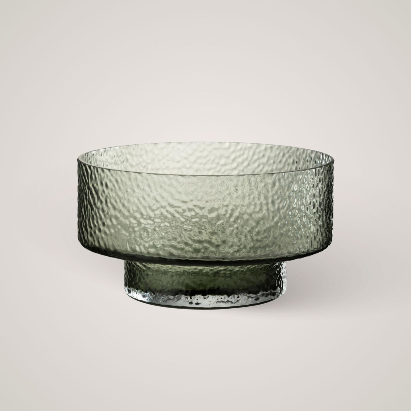 Glassbolle lav grønn