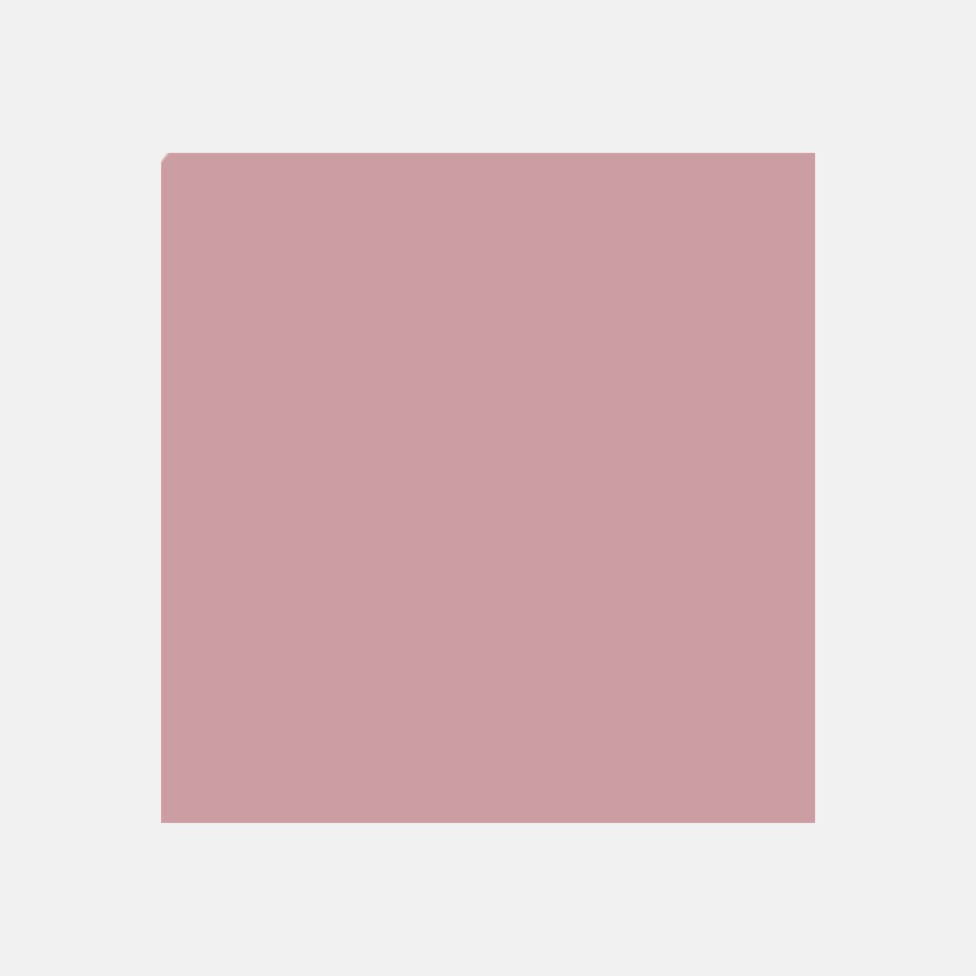 Kvadratisk produktfoto av rosefarget bordbrikke