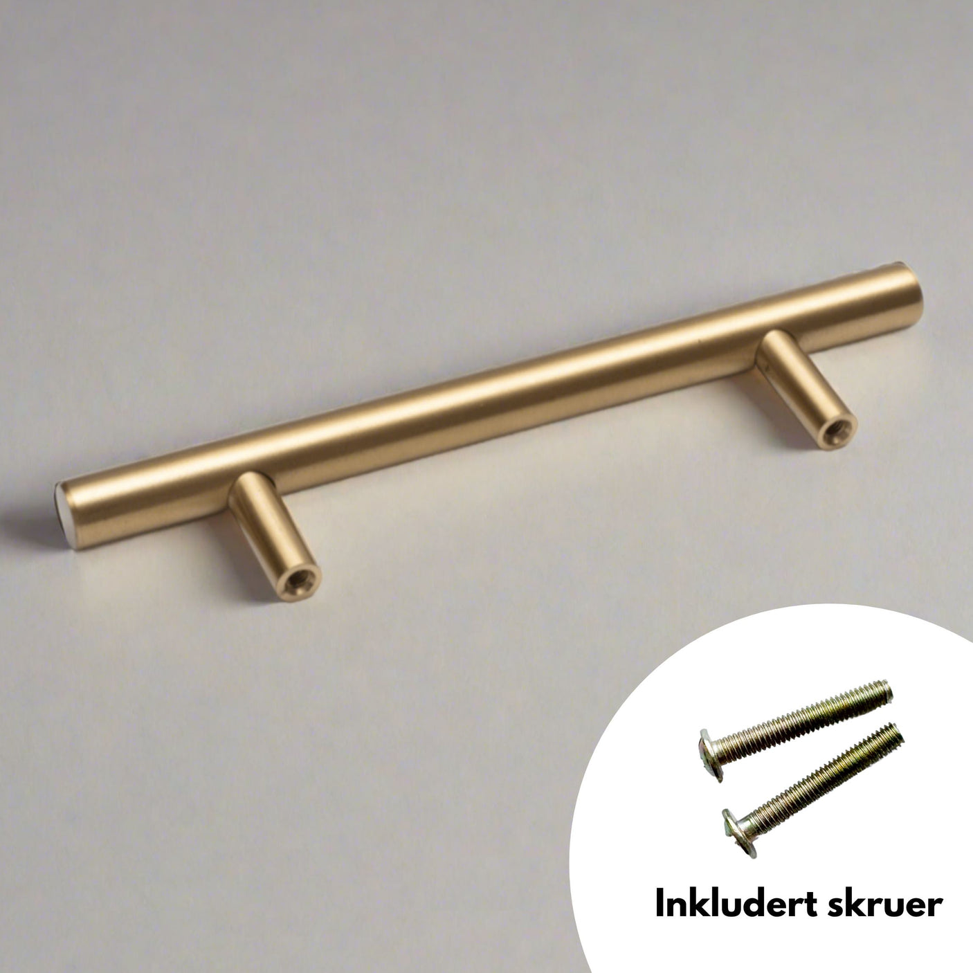 Madrid håndtak, børstet messing