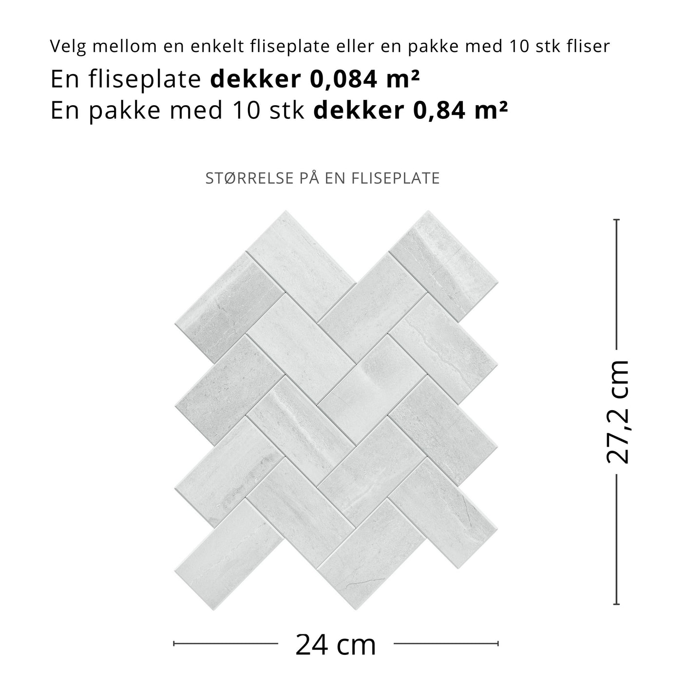 Vilde selvklebende fliser er et naturlig valg til å fornye kjøkkenet med.