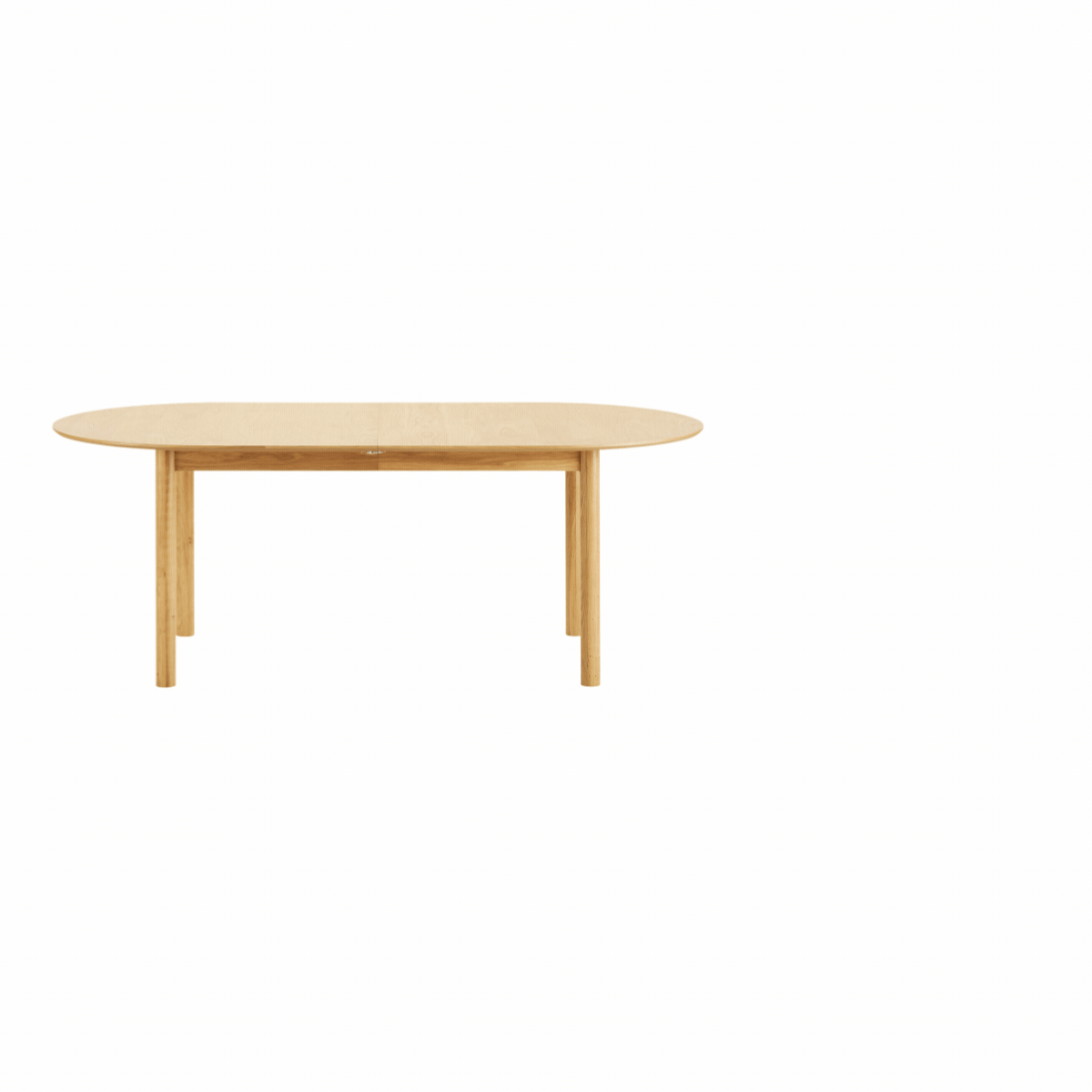 Bundaberg uttreckbart spisebord naturlig ekfinér 200-300 cm