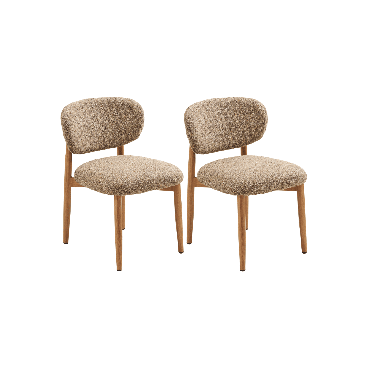 2-pk Isola spisestol eikefarget - Lindas Dekor Spisestol
