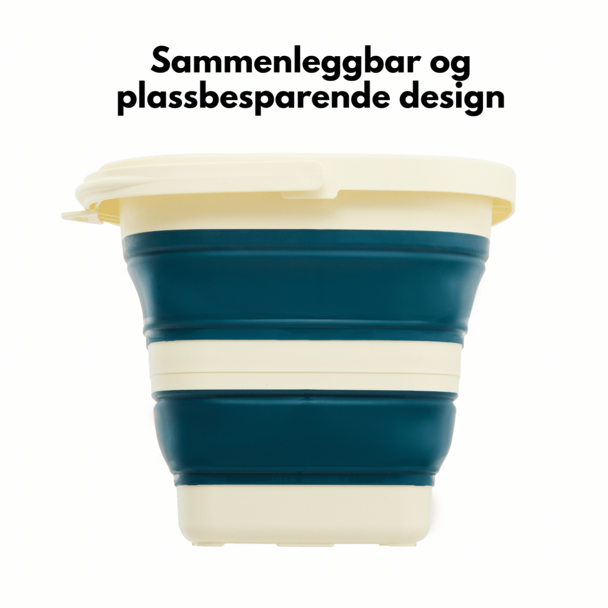 Sammanslagbar hink 5 liter blå