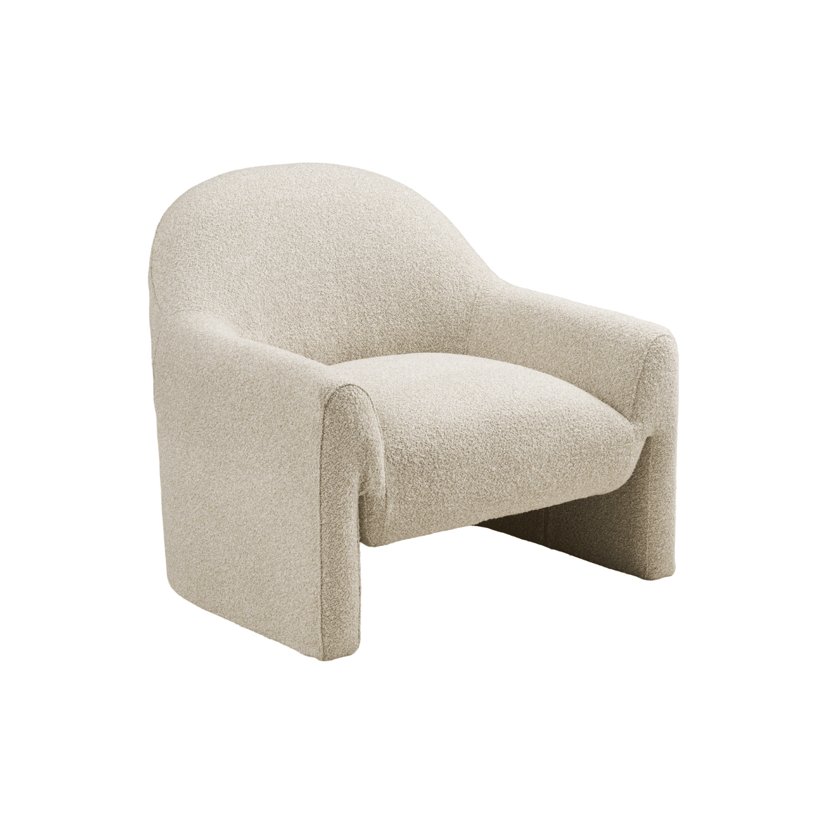 Zahara loungestol beige - Lindas Dekor Lenestol
