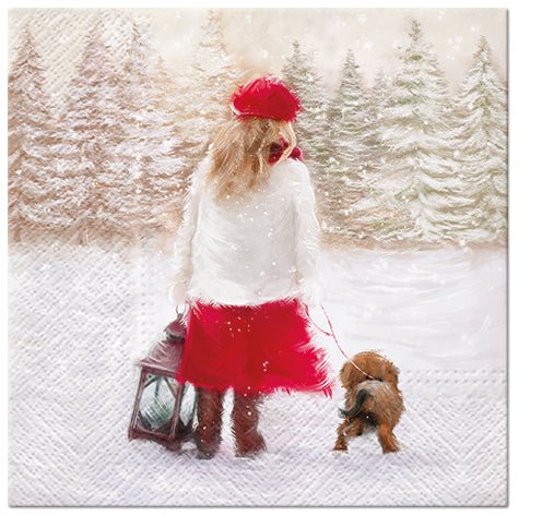 20-pack servetter "Winter Walk" - Lindas Dekor