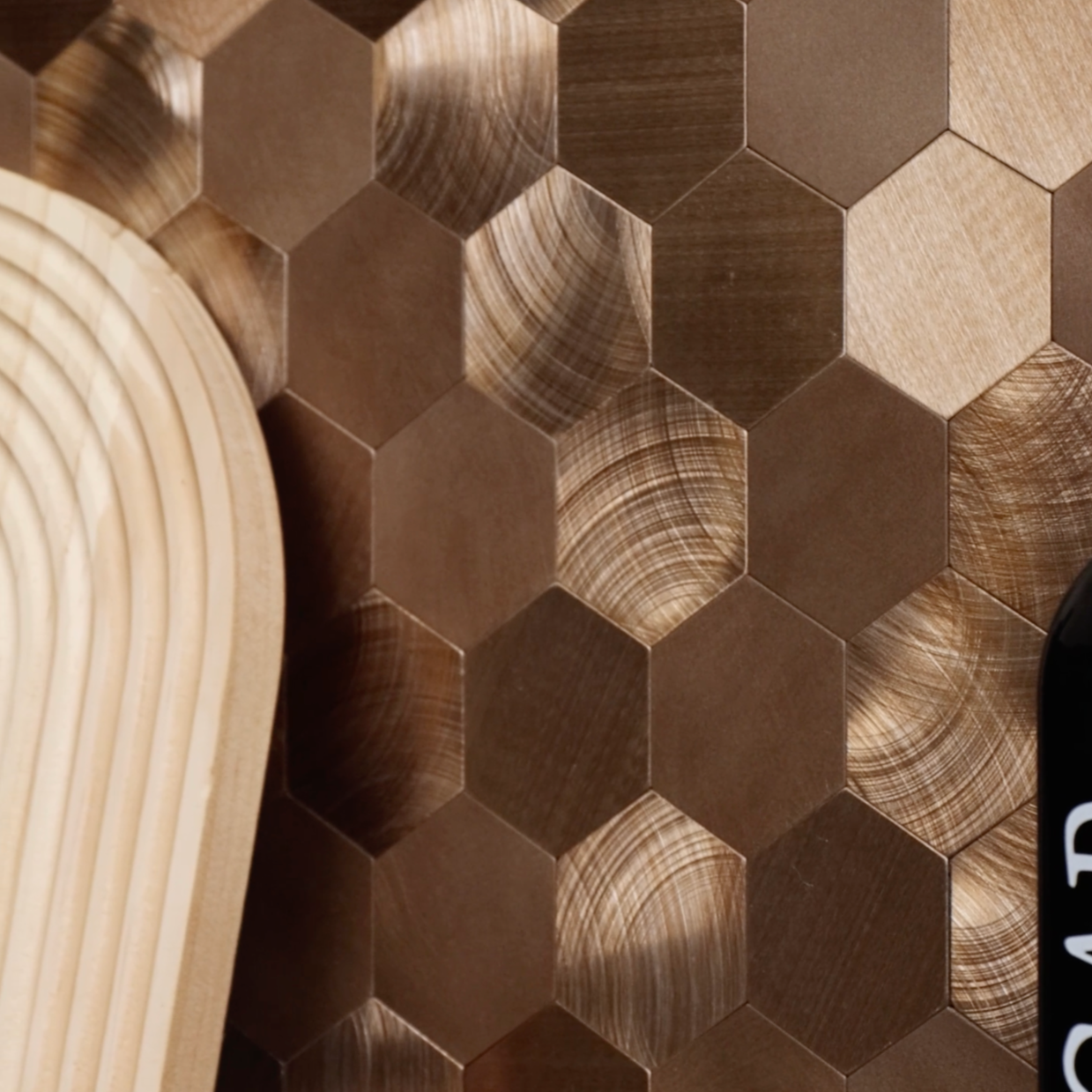 Sofie hexagon selvklebende veggfliser