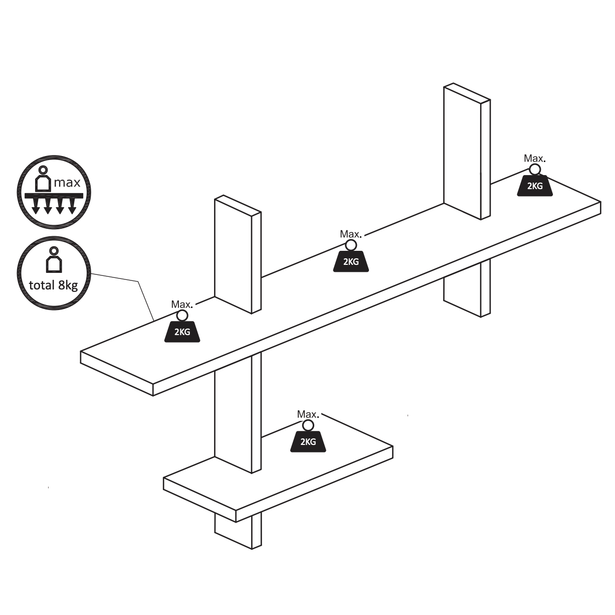 House Nordic Ovada hylle