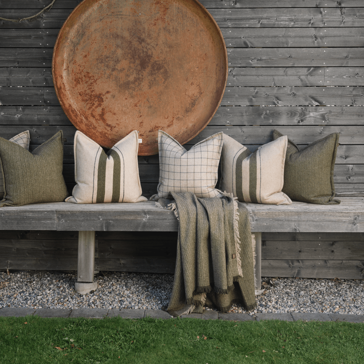 Halvor Bakke Liam putetrekk Beige 50 x 50 cm - Lindas Dekor