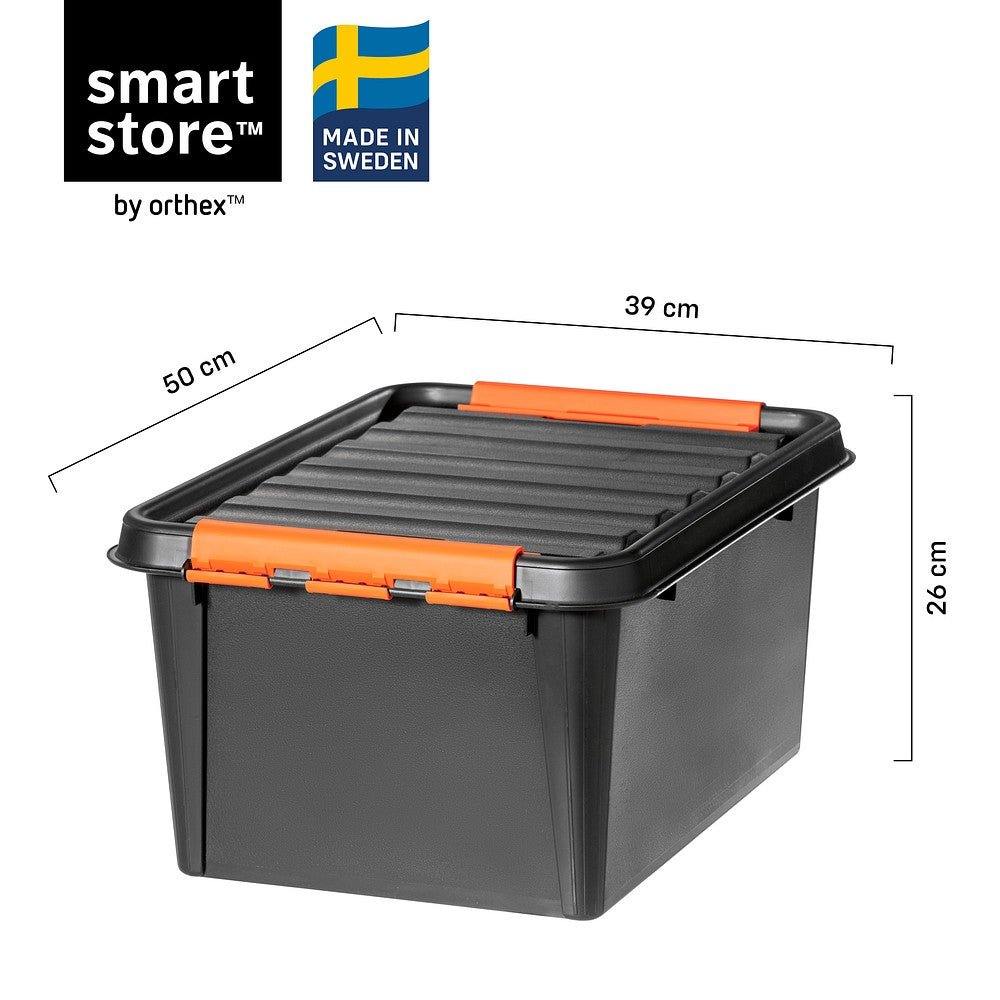 SmartStore™ Pro oppbevaringsboks med lokk 31 L - Lindas Dekor