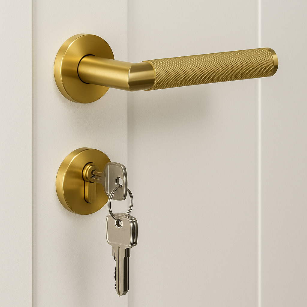 Stockholm dørhåndtak gull