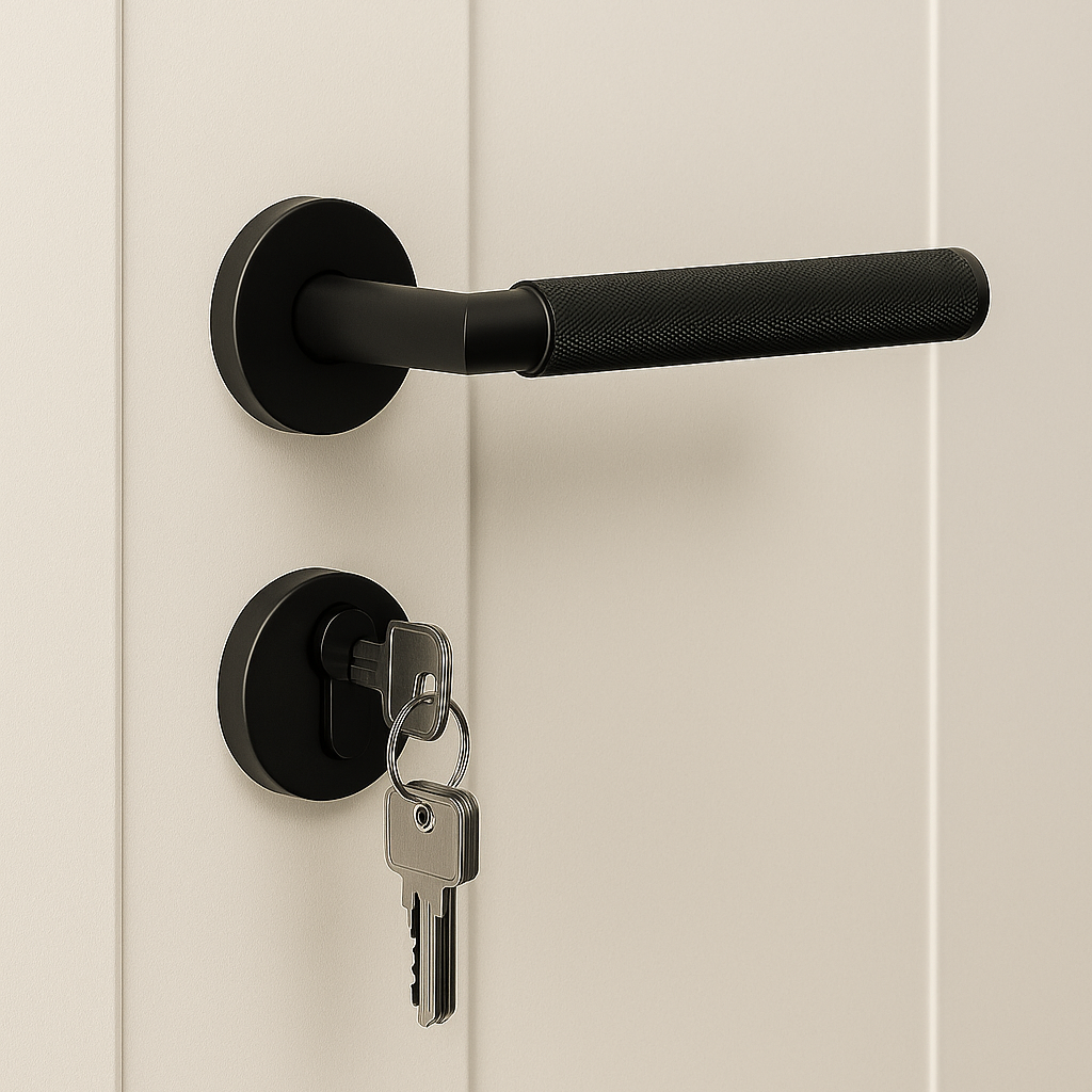 Stockholm dørhåndtak, sort