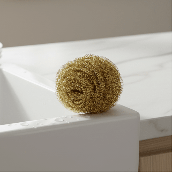 3 - pk Brass Oppvaskskrubb - Lindas Dekor