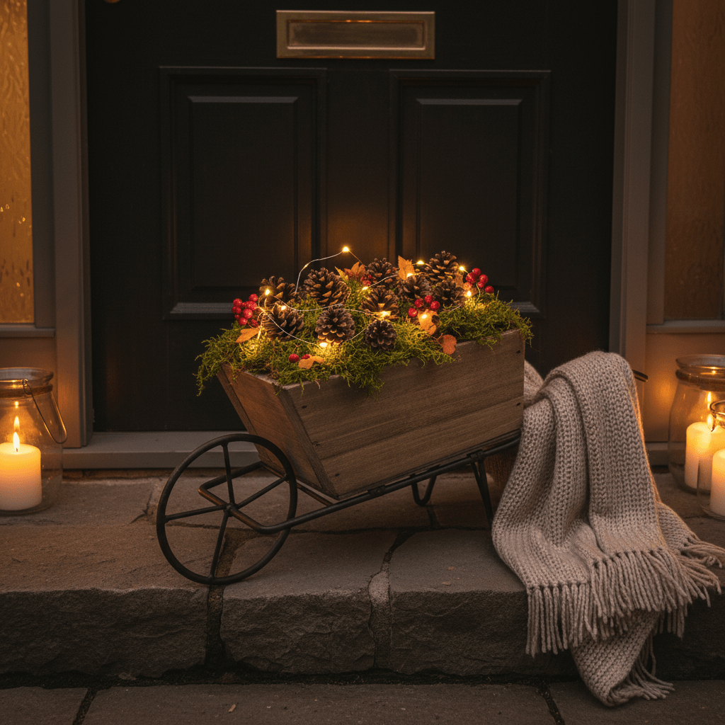 Dekorativ hagepynt til blomster, urter og sesongdekor