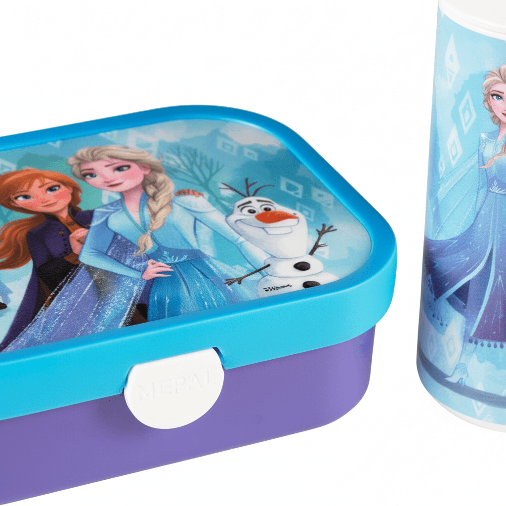 Mepal Frozen matboks med rominndeling og drikkeflaske 400 ml